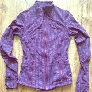 Lululemon heathered purple full zip